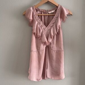 REBECCA‎ TAYLOR Ruffle Blouse